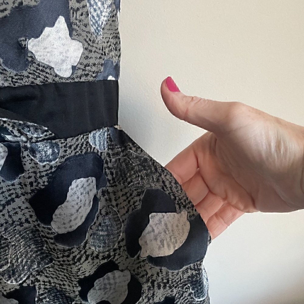 Anthropologie Leifsdottir Lynx-Dot Mini Dress - Size 6 - Picture 6 of 9